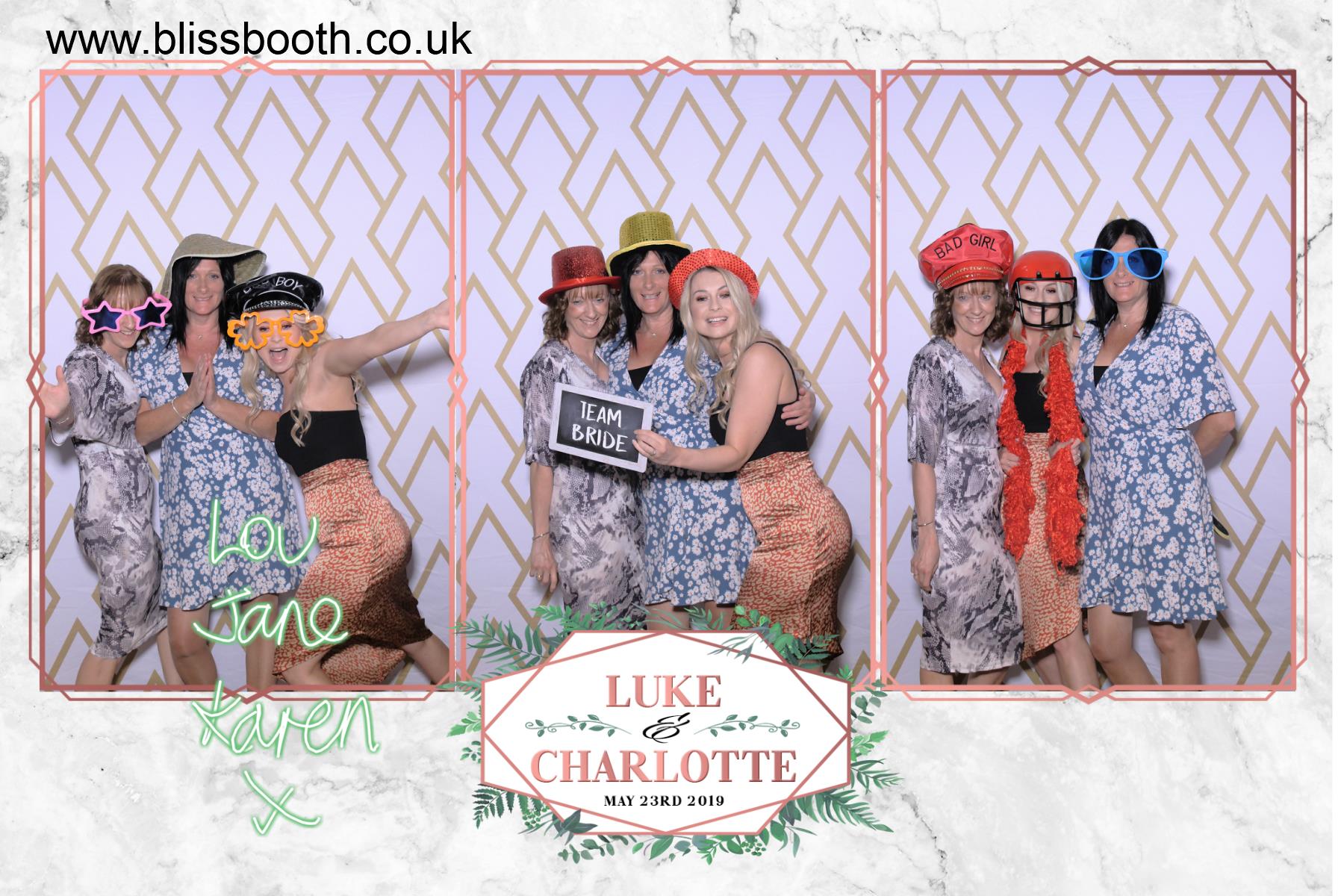 Luke and Charlotte | View more photos from the event at gallery.blissbooth.co.uk/u/BlissBooth/Luke-and-Charlotte